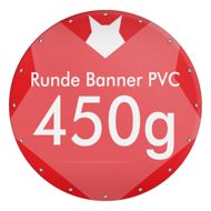Runde Banner selbst gestalten, PVC Frontlit Standard
