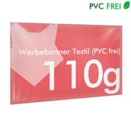 Werbebanner selbst gestalten, 110g Textil Premium B1 (PVC frei)