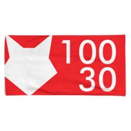 100 x 30 cm | Vollfarbig bedruckte Handtücher, Polyester / Baumwolle