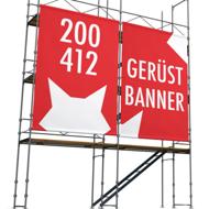 200 x 412 cm | Baugerüstbanner selbst gestalten, PVC, Mesh