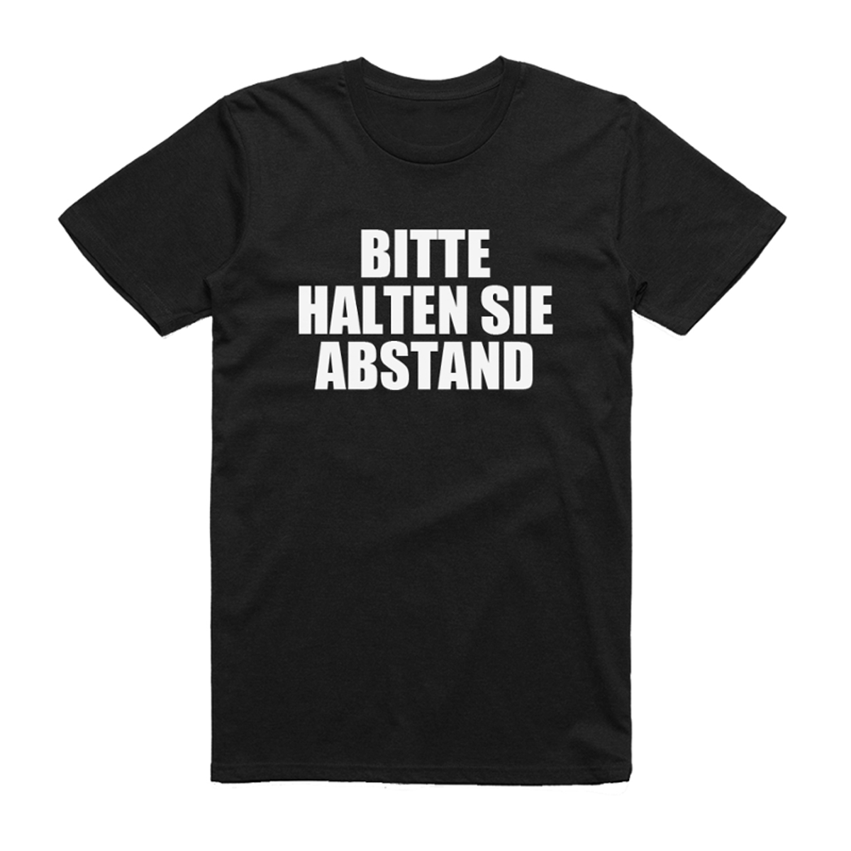 T-Shirt "Bitte halten Sie Abstand"