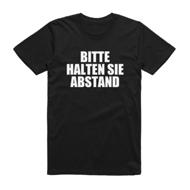 T-Shirt "Bitte halten Sie Abstand"