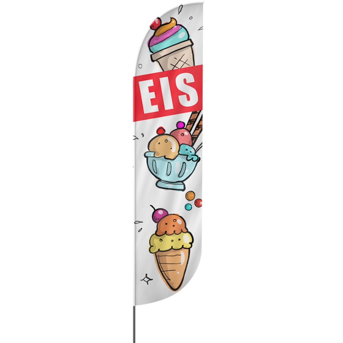 Convex | Eis Beachflag (3170)