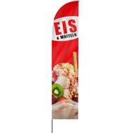 Straight | Eis & Waffeln Beachflag (3189)