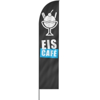 Straight | Eis Café Beachflag (3192)