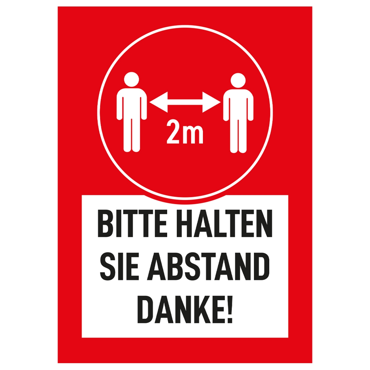 Bitte halten Sie Abstand, Poster, DIN A4, A3, A2 (5 Stk.)