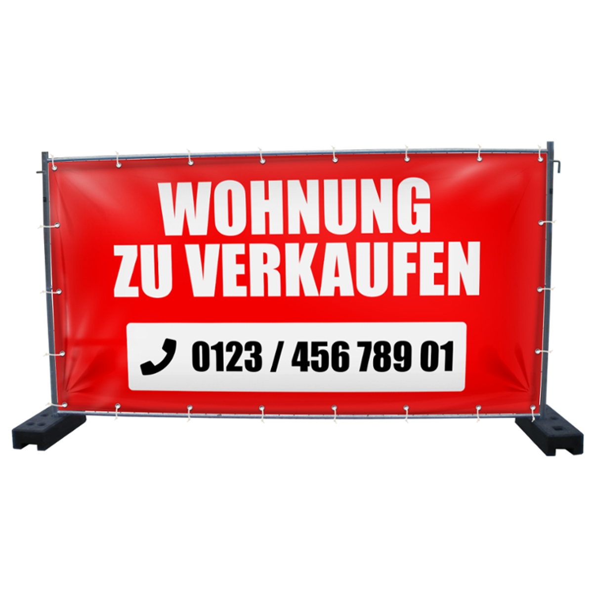 340 x 173 cm | Wohnung zu verkaufen Bauzaunbanner (1473)